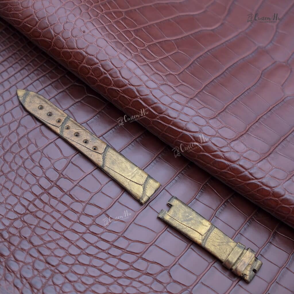 Bracelet Breguet Reinede Naples Bracelet en cuir d'alligator 16 mm