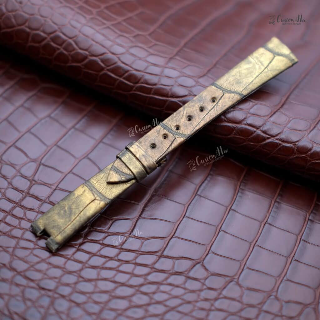 Breguet Reinede Naples Armband 16 mm Alligatorlederarmband