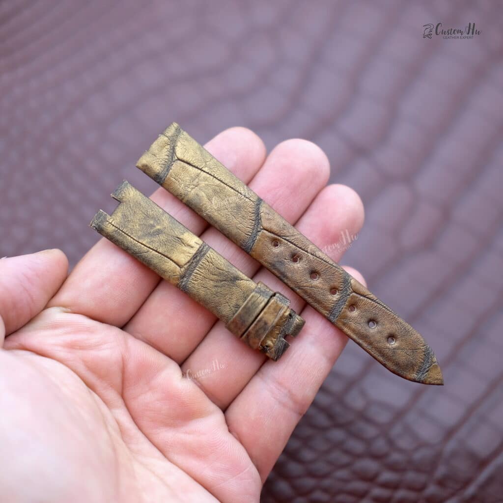 Breguet Reinede Naples Armband 16 mm Alligatorlederarmband