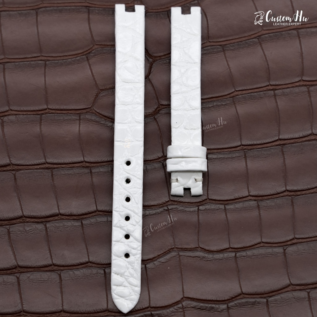 Kompatibel mit Chopard Happy Diamonds Strap 10 mm Alligatorarmband