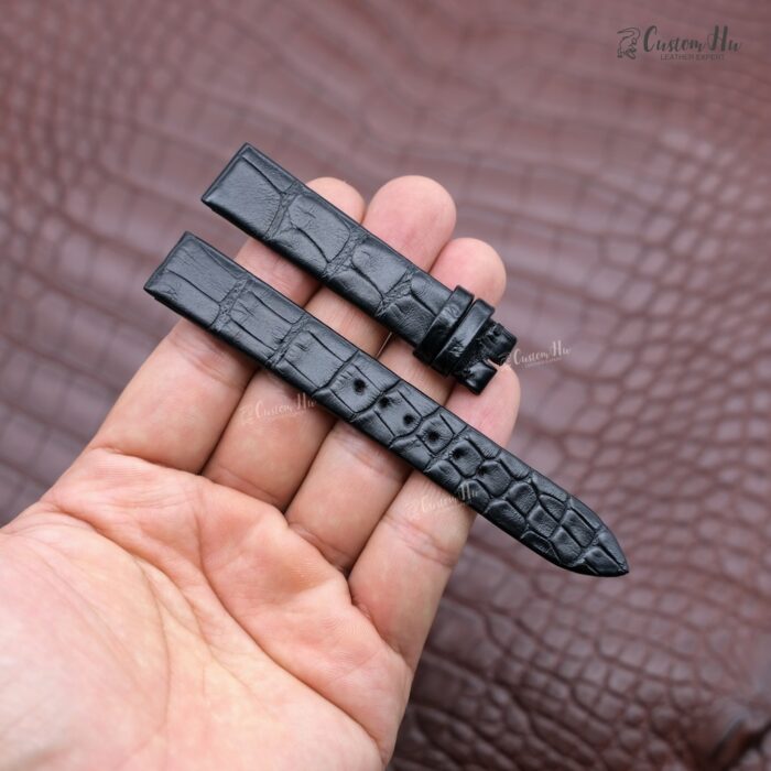 Kompatibel mit Jaeger LeCoultre Reverso Duetto Armband 15 mm 16 mm Alligatorlederarmband
