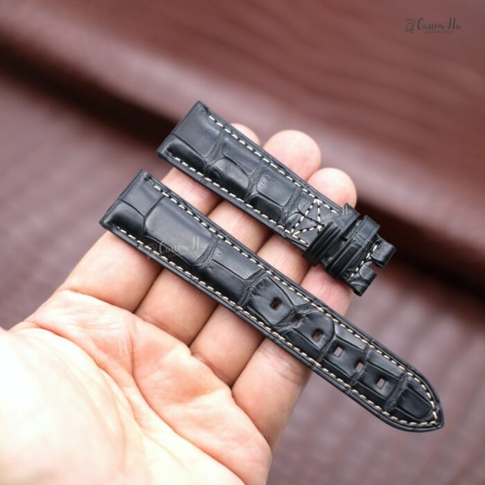 Compatibile con cinturino Patek Philippe Calatrava 21mm Cinturino in pelle di alligatore