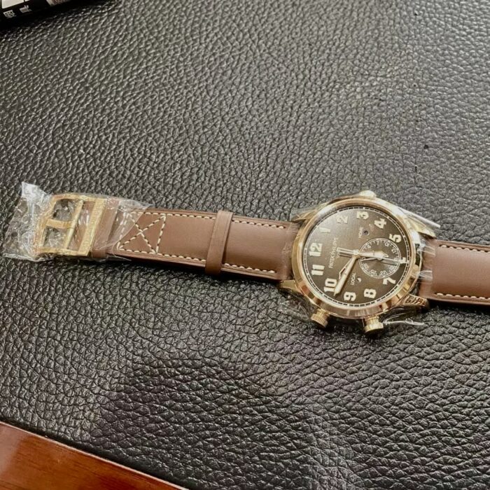 Compatible avec le bracelet Patek Philippe Calatrava Bracelet en cuir d'alligator de 21 mm