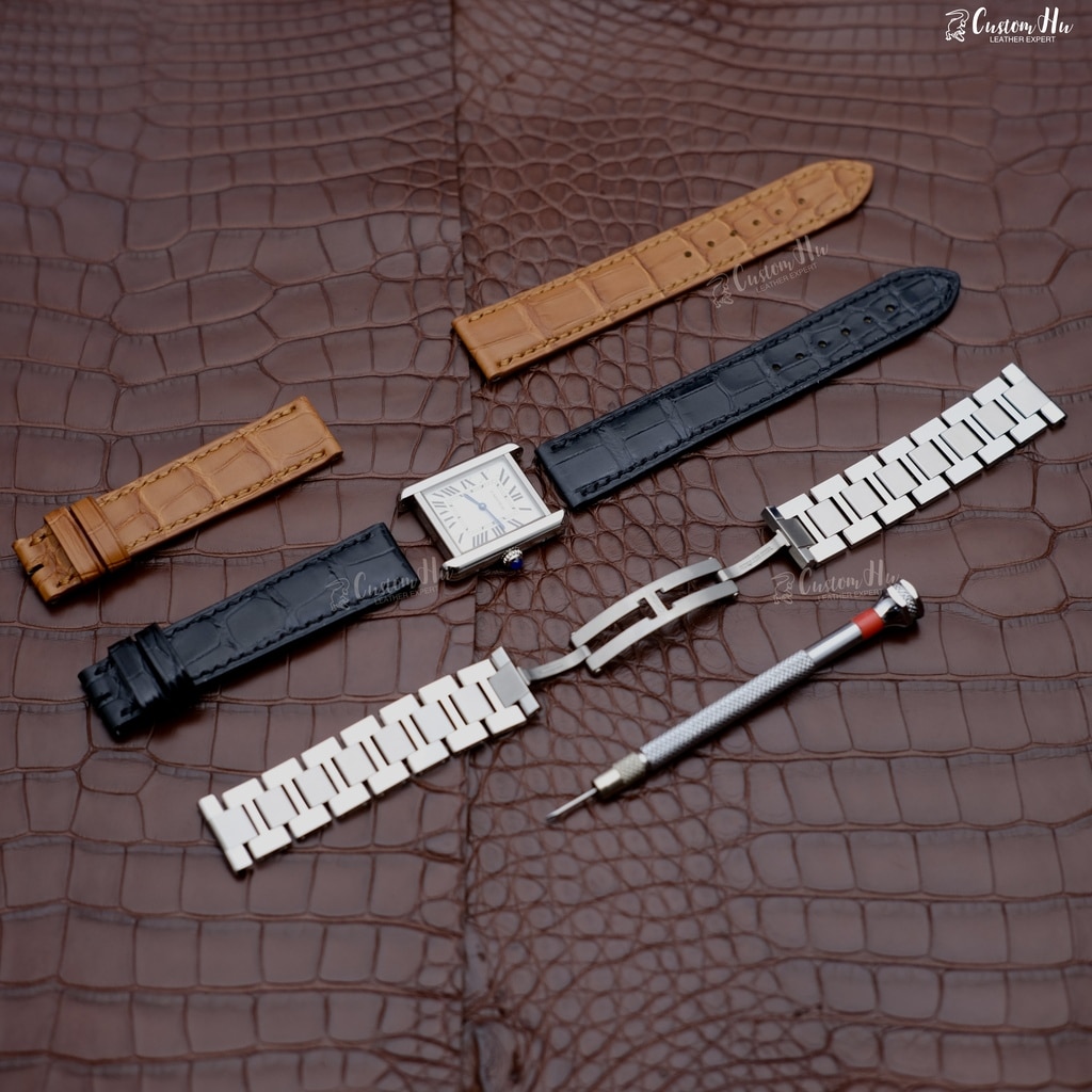 Skräddarsydda klockarmband i läder Skräddarsydda handgjorda klockarmband i läder