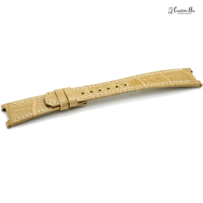 Compatible avec le bracelet Patek Philippe Nautilus 7010R Bracelet en alligator 21 mm