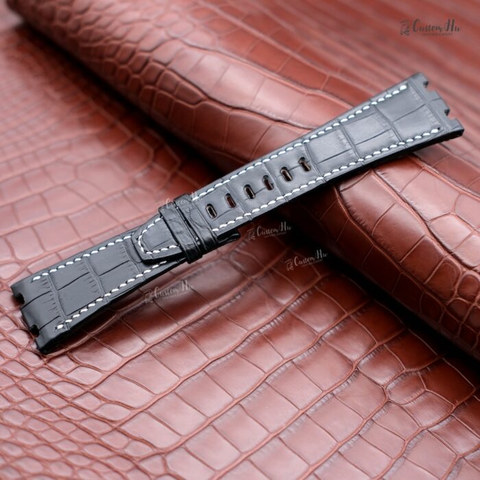 AP Royal Oak Strap 28 mm Alligatorlederarmband Oberflächendurchmesser 42 mm