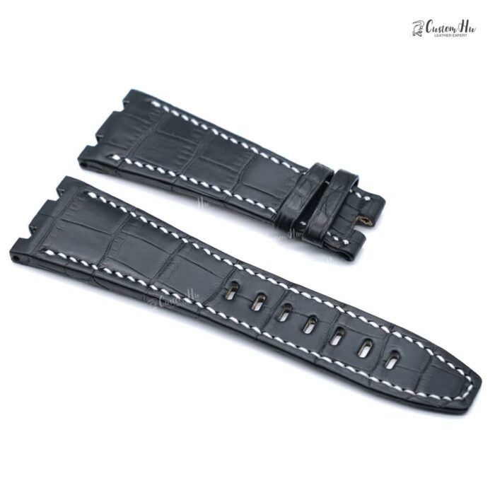 AP Royal Oak Strap 28mm Bracelet en cuir d'alligator diamètre de surface 42mm