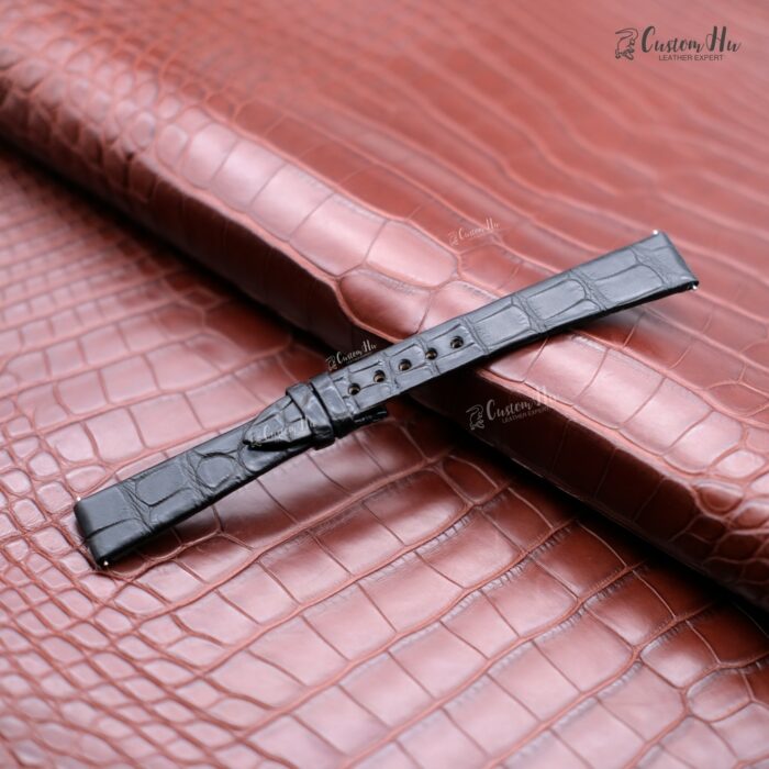 Compatibile con cinturino Blancpain Villeret Ultraplate 15mm Cinturino in pelle di alligatore