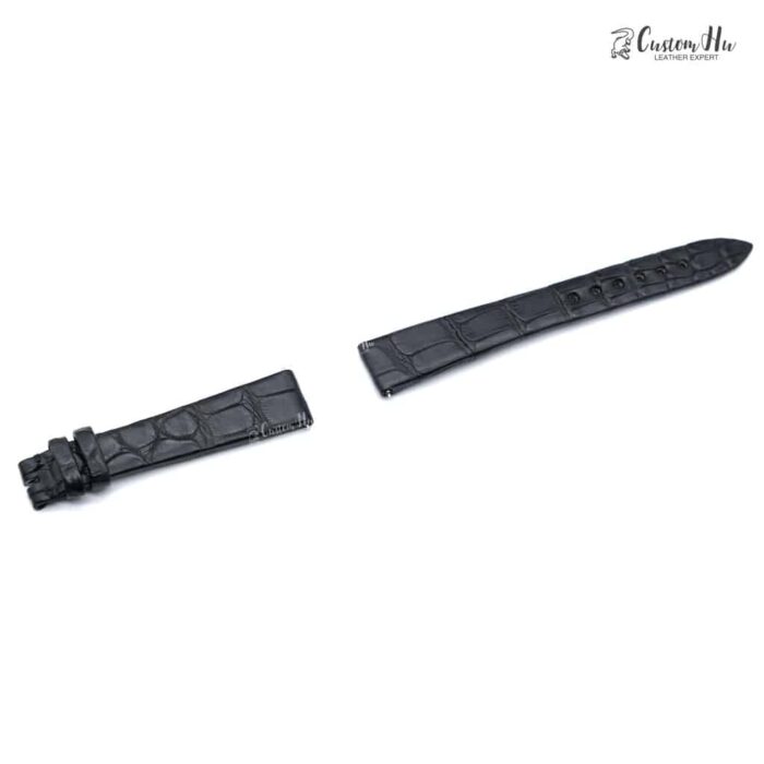 Compatible avec le bracelet Blancpain Villeret Ultraplate Bracelet en cuir d'alligator 15 mm