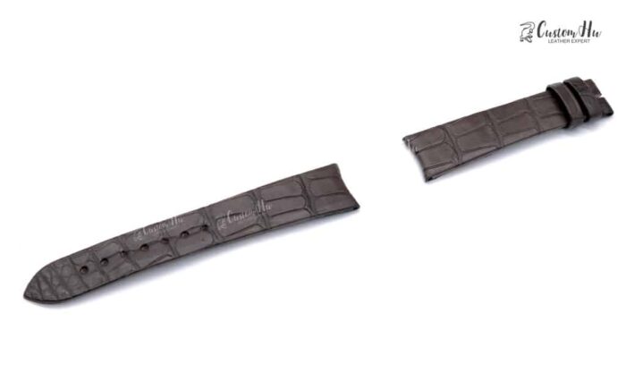 Compatible avec le bracelet Audemars Piguet Jules Audemars Bracelet en cuir d'alligator 20 mm 19 mm