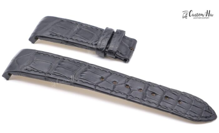 Kompatibles Bvlgari BB41 S Armband 21 mm Alligatorlederarmband