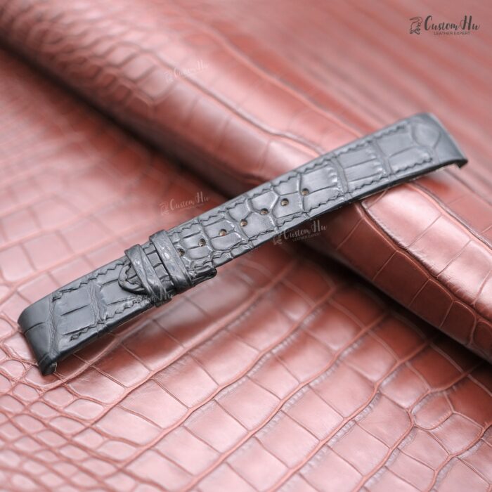 Bracelet Bvlgari BB41 S compatible Bracelet en cuir d'alligator 21 mm
