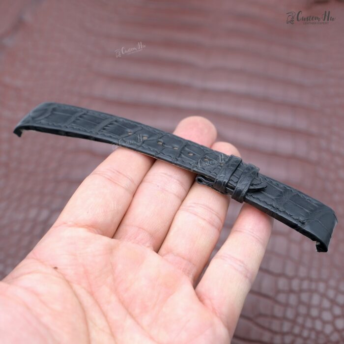 Bracelet Bvlgari BB41 S compatible Bracelet en cuir d'alligator 21 mm
