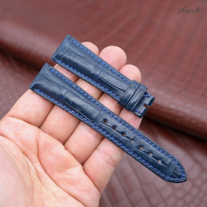 Bracelet ulysse nardin compatible Bracelet cuir alligator 20 mm