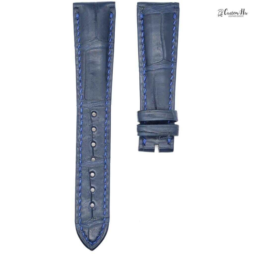 Kompatibles Ulysse Nardin Armband 20 mm Alligatorlederarmband