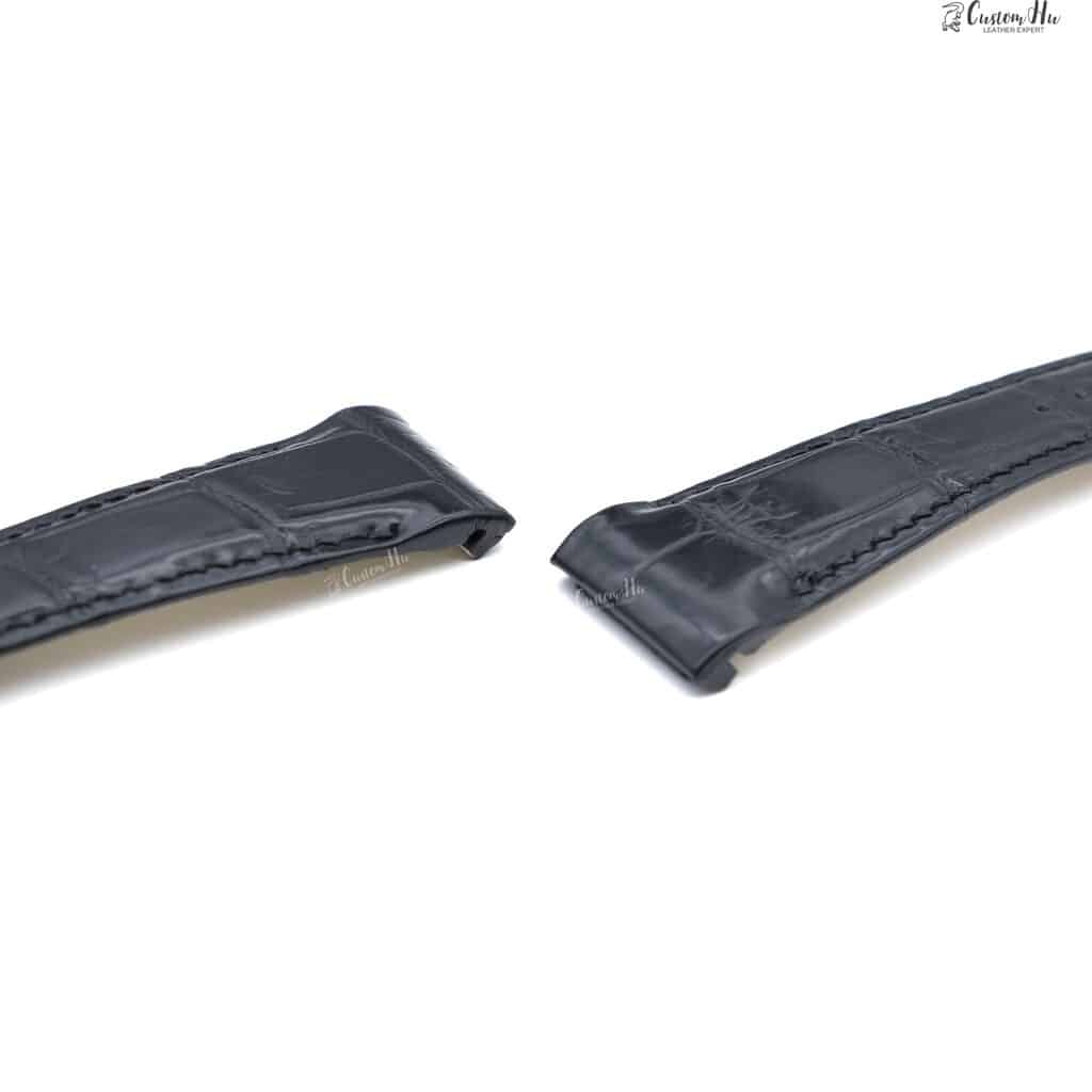 Ulysse Nardin Quadrato Dual Time Armband 24 mm Alligatorlederarmband