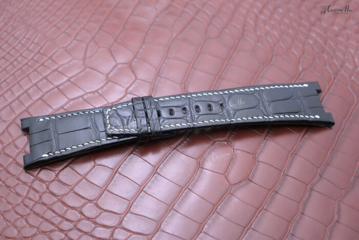 Kompatibel mit IWC Ingenieur AMG Armband 30 mm Alligatorlederarmband