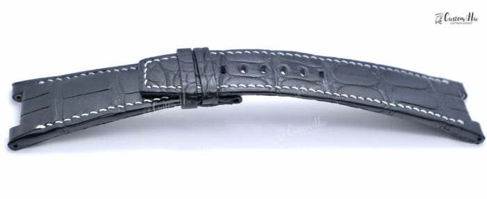 Kompatibel med IWC Ingenieur AMG strop 30mm Alligator Læderrem