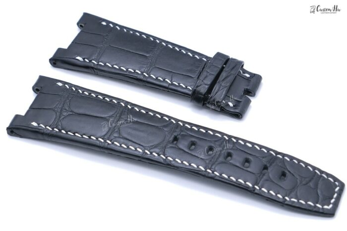 Compatibile con cinturino IWC Ingenieur AMG Cinturino in pelle di alligatore da 30 mm