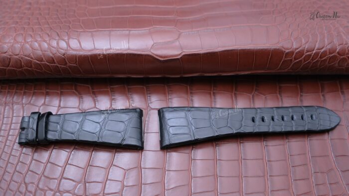 Compatibile con cinturino Bvlgari Octo cinturino in pelle di alligatore da 30 mm