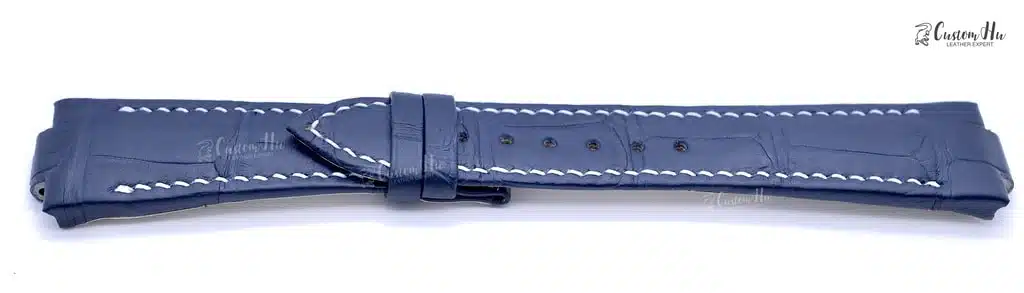 Ulysse Nardin Marine Strap Ulysse Nardin Marine Strap 23mm Alligator Svart Brun Blå