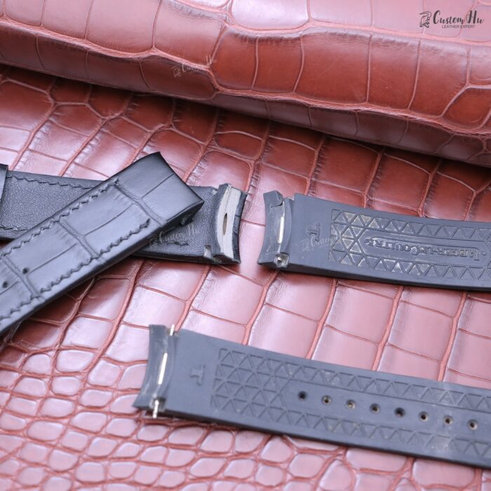 Compatible avec le bracelet Jaeger LeCoultre Polaris Bracelet en cuir d'alligator 21 mm
