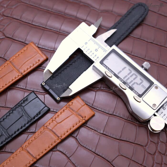 Bracelet Ebel 1911 8134901 Bracelet en cuir d'alligator 20 mm