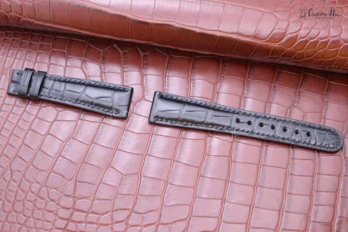 Ett LangeSöhne Datograph klockarmband 20mm Alligator Läderband