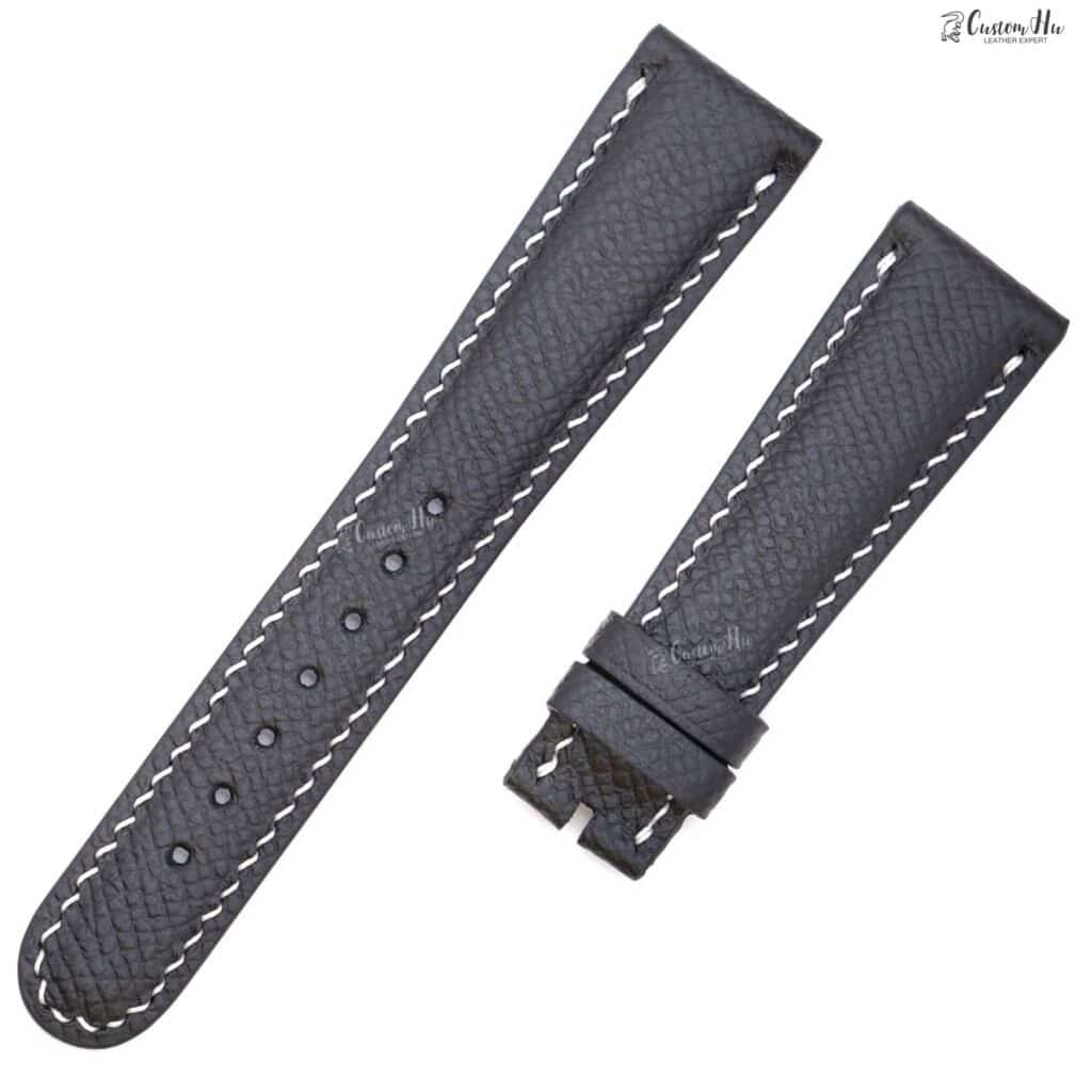 Ein Lange Söhne Datograph-Armband. Ein LangeSöhne Datograph-Uhrenarmband. 20-mm-Alligatorlederarmband