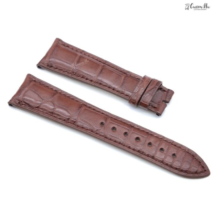Cinturino per orologio Blancpain Villeret 22 mm Cinturino in pelle di alligatore da 20 mm