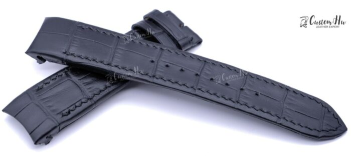 Kompatibel med Jaeger LeCoultre Polaris stropp 21mm Alligator skinnrem
