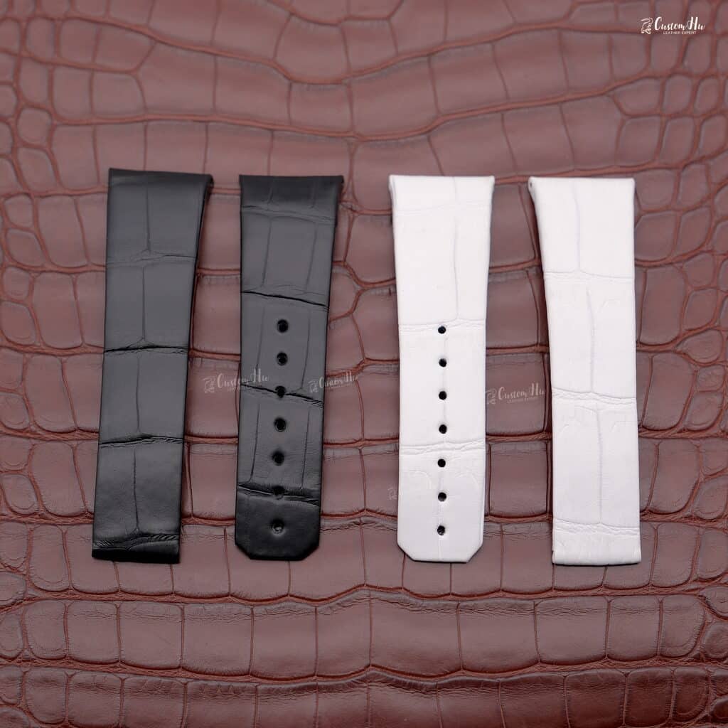 Bracelet Quartz Omega Constellation Compatible avec le bracelet Quartz Omega Constellation Bracelet en cuir d'alligator 23 mm