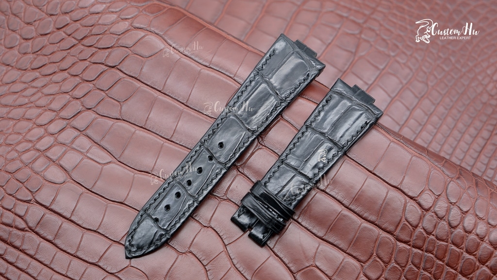 Ulysse Nardin Marinearmband 25 mm Alligatorlederarmband