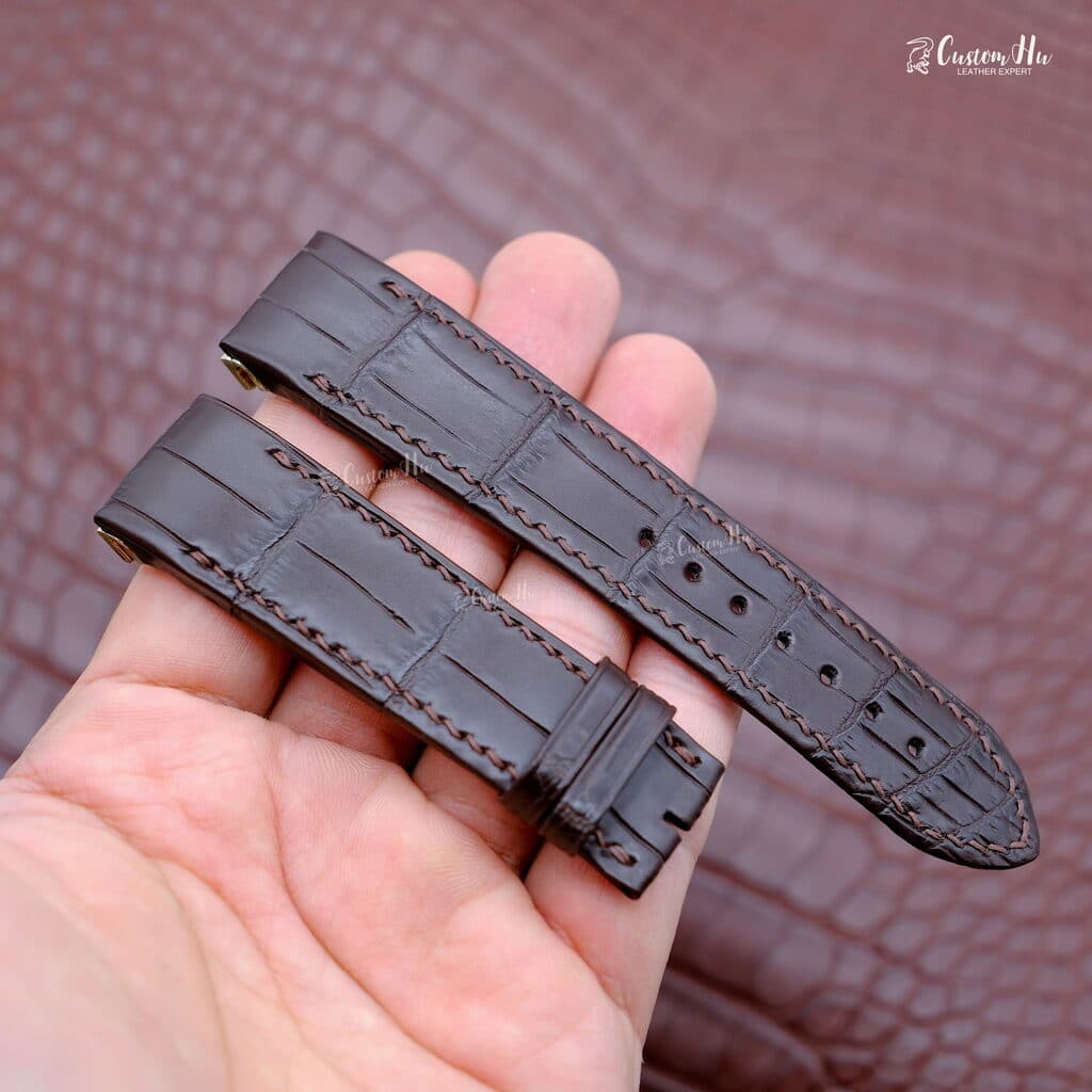 Cinturino Jaeger LeCoultre Grande Reverso in pelle di alligatore da 22 mm