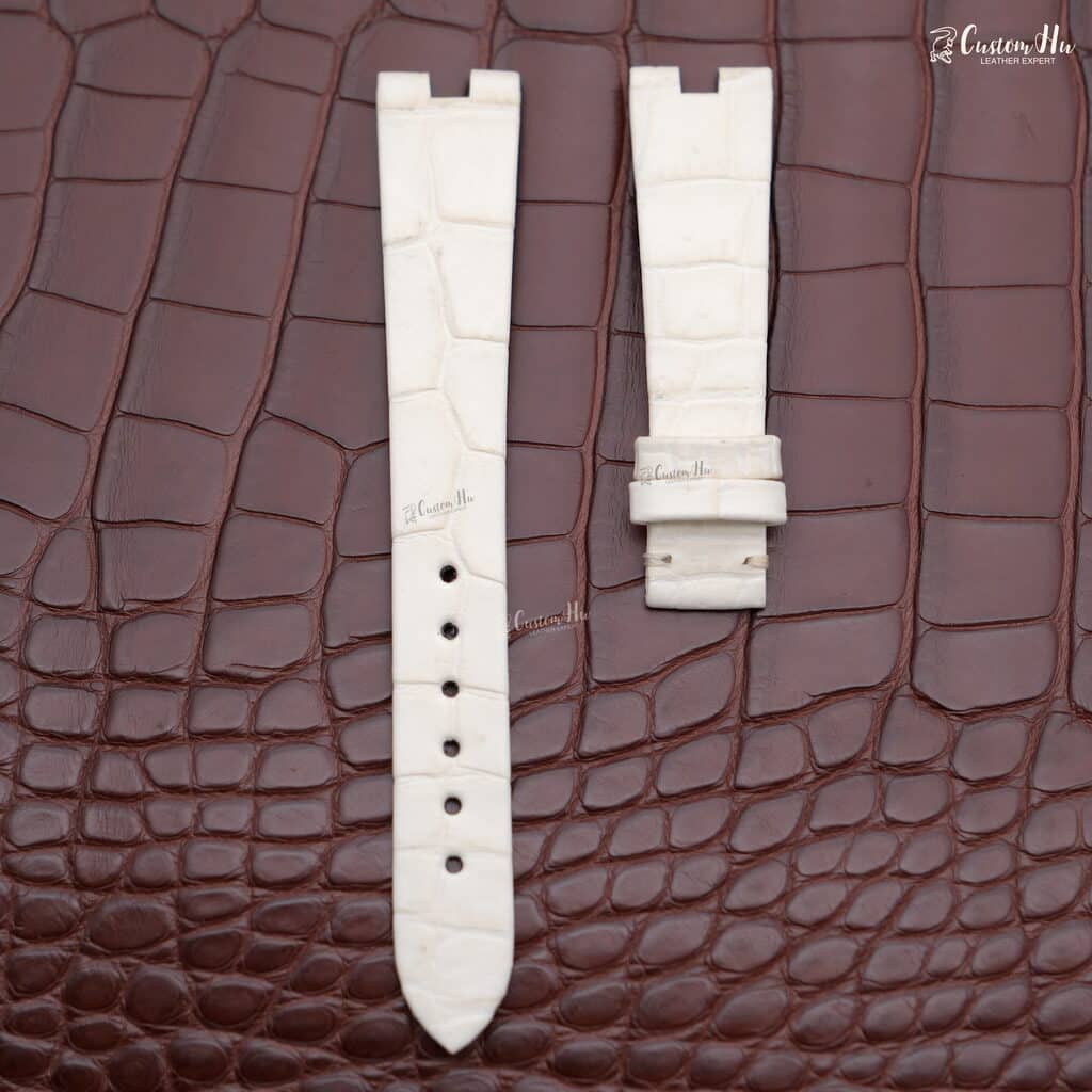 bvlgari bzero1 Watch strap Compatible with bvlgari bzero1 Watch strap 19mm 15mm Alligator leather strap