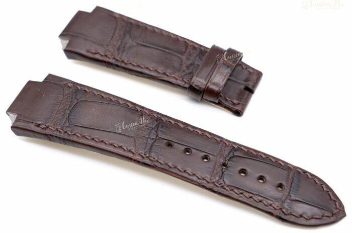 Kompatibel mit Girard Perregaux Laureato Armband 25 mm Alligatorlederarmband