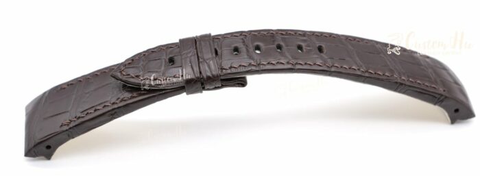 Compatibel met Breguet Marine Royale alarmband 23 mm krokodillenleren band