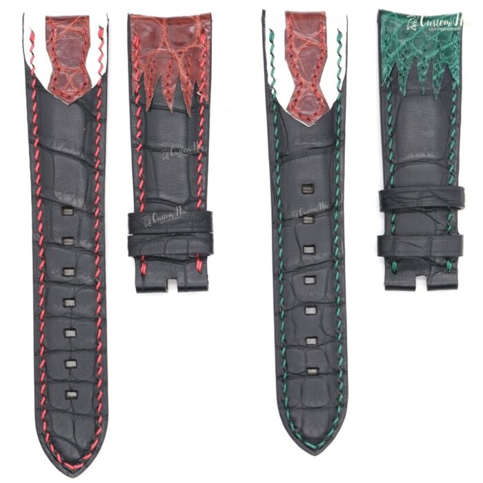 Kompatibel mit Konstantin Chaykin Joker-Armband 21 mm Alligatorlederarmband
