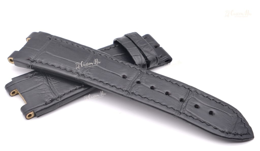 Bracelet Breguet Marine 5517 5527 Bracelet en cuir d'alligator