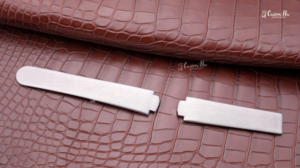 Cinturino Ebel Beluga 15mm 18mm Cinturino in pelle di alligatore