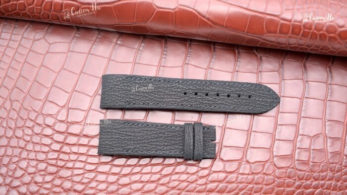Cinturino Girard Perregaux Traveller 22mm Cinturino in pelle di squalo