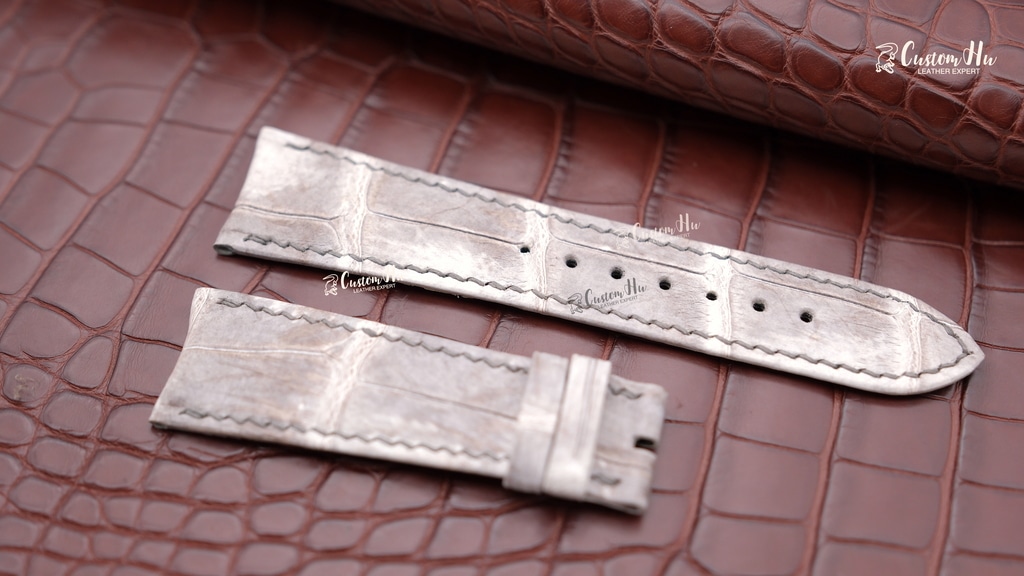 Mit Rolex Cellini Time-Armband kompatibles Rolex Cellini Time-Armband. 20-mm-Alligatorlederarmband