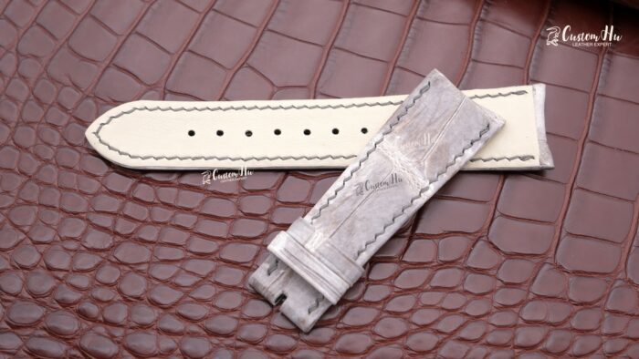 kompatibel Rolex Cellini Time Strap 20mm Alligator Läderrem