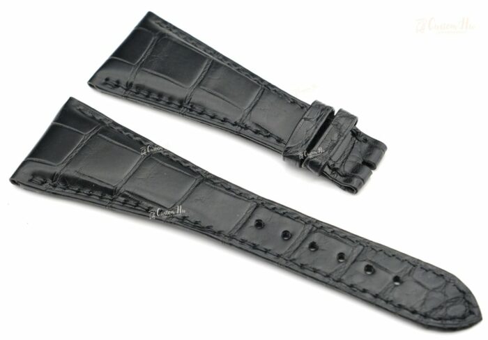 Bulgari Assioma horlogeband 28 mm alligator lederen band