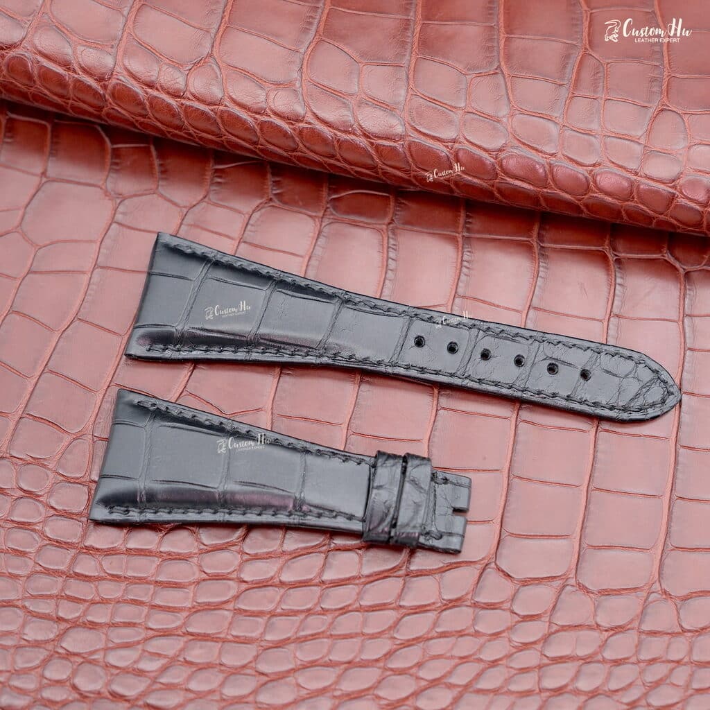Bulgari Assioma klockarmband 28mm Alligator Läderarmband