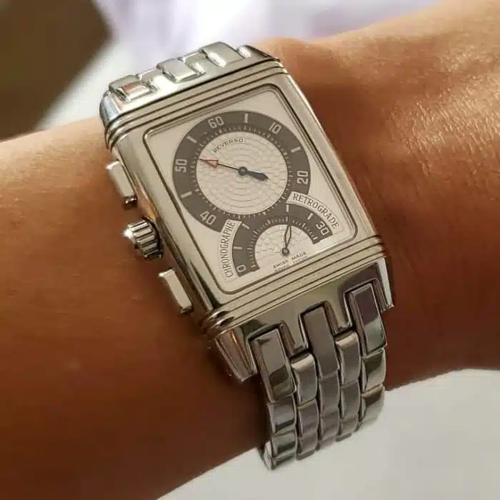 Jaeger LeCoultre Reverso Duetto stropp 18mm 16mm strutsskinnAlligator stropp