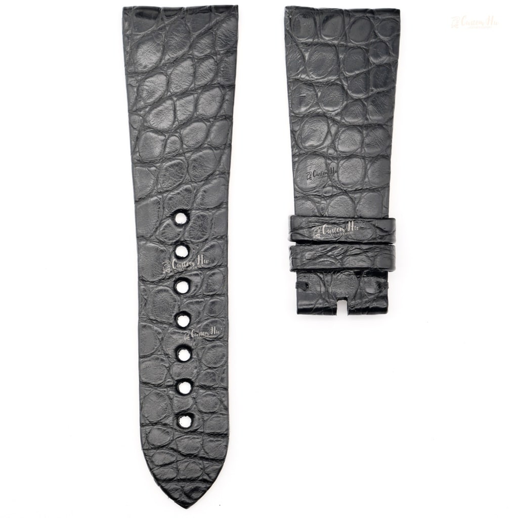 Cinturino Cartier Tank Divan 24mm Cinturino in pelle di alligatore