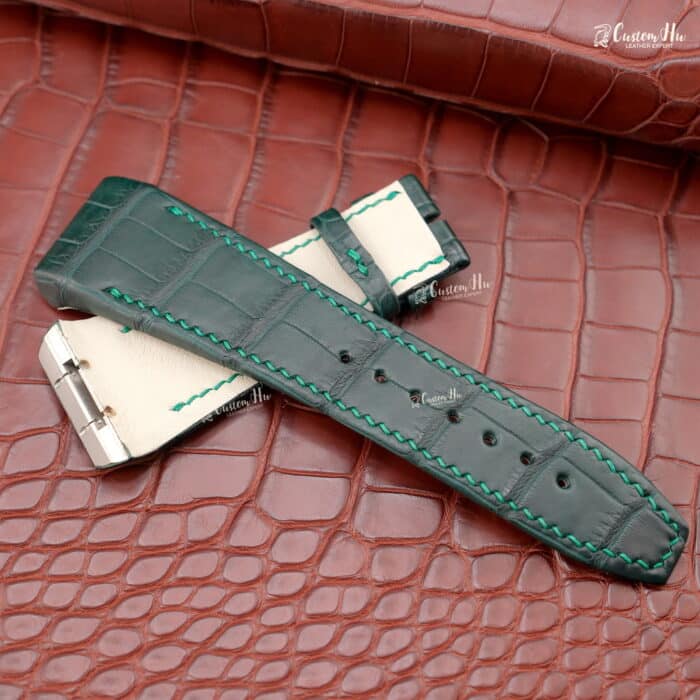 Bracelet Franck Muller Vanguard Bracelet en cuir d'alligator 28 mm