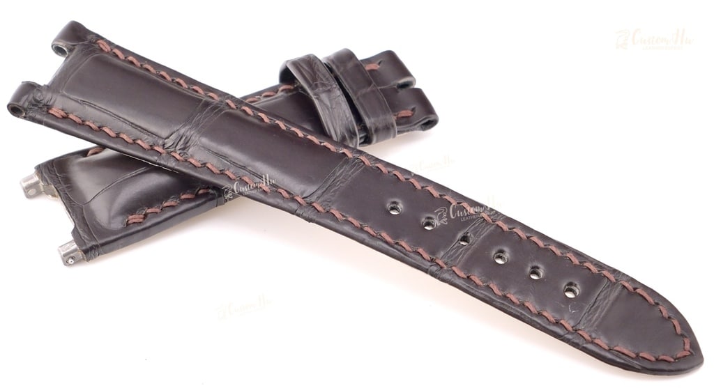 bovet Strap Custom klockarmband Kompatibel bovet Strap 20mm Alligator läderrem