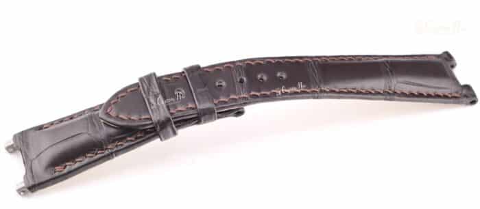 Anpassat klockarmband Kompatibelt bovet Rem 20mm Alligator läderband